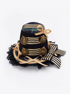 Red / Green / Blue Idol Lolita Plaid Bowknot KC or Mini Top Hat - LiLi Chain | CoyBunny