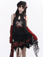 Red Cami Top Double Straps Design - PINK SAVIOR | CoyBunny