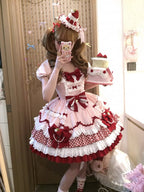 Strawberry Cake Sweet Lolita Mini Hat | CoyBunny