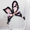 Black and Pink Sweet Lolita Polka-Dot Print Bow Bunny Ears KC | CoyBunny