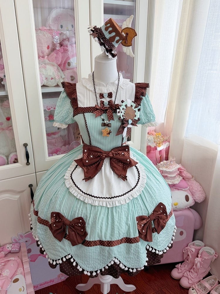Sweet Lolita Brooch in Two Colorways - Alice in Wonderland Lolita | CoyBunny