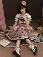 Pink Sweet Lolita Teacup Mini Hat - Stars Fall on the Foggy Island | CoyBunny