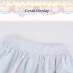 Blue Floral Print Bubble Shorts - serendipity | CoyBunny