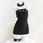 Bunny Kitty Print Kawaii Strapless Bodycon Sweet Lolita Dress | CoyBunny