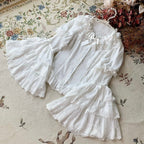 Mint Green Bows Layered Hime Lolita Jumper Skirt Set - Huating | CoyBunny