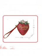 Strawberry Themed Lolita Wallet with Gold Embroidery - Morning Glory | CoyBunny
