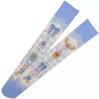 Yume Kawaii Blue Diamond Print Bow Print Sweet Lolita Over Knee Stockings | CoyBunny