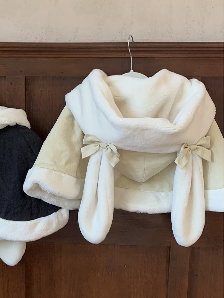 Yellow Bunny Ears Hooded Cape | CoyBunny
