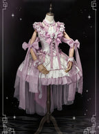 Butterfly Lolita Dress Set with Headpiece and Wrist Cuffs - KIYANA | CoyBunny
