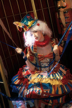Red and blue bunny circus Sweet Lolita JSK dress ¨C size and design reference