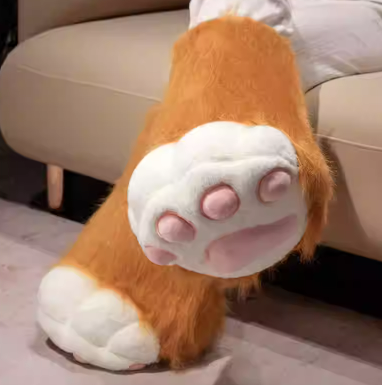 Kawaii Cat Paw Gloves - Cosplay Fingerless Mittens with Plush Toe Beans | CoyBunny
