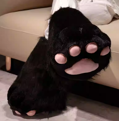 Kawaii Cat Paw Gloves - Cosplay Fingerless Mittens with Plush Toe Beans | CoyBunny