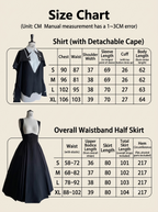 Black Gothic Nun Lolita OP Set with Cape & Necklace