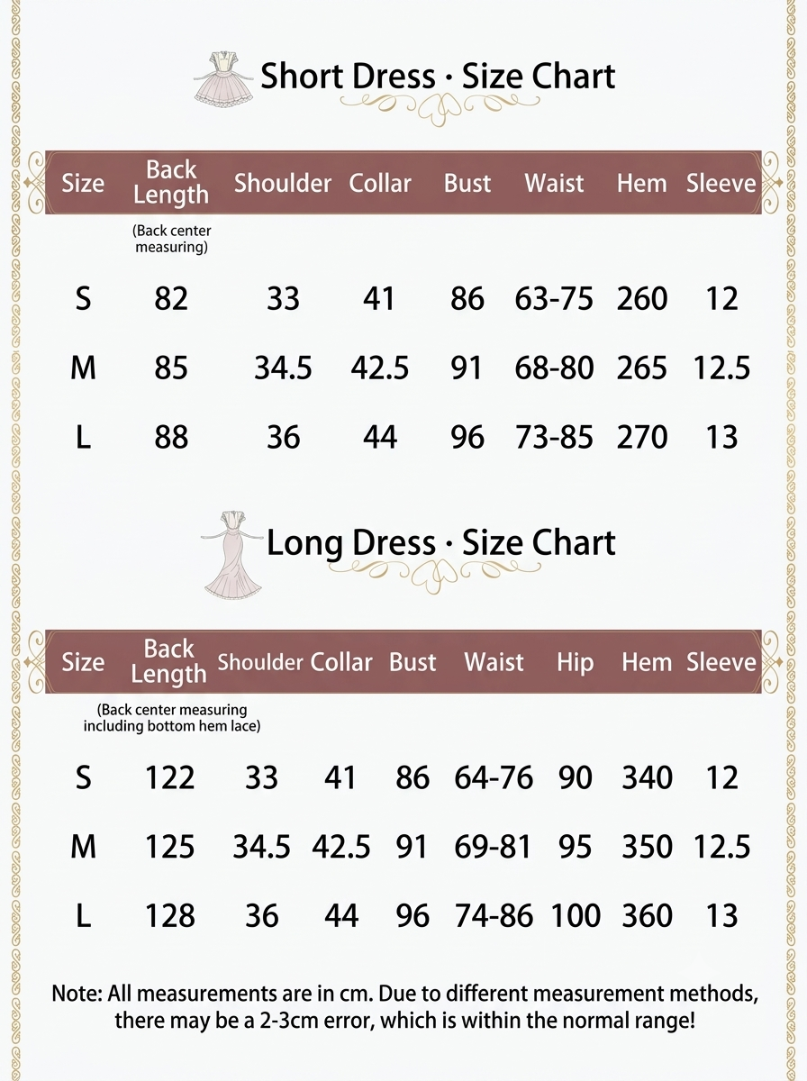 Short Color Block Lolita Dress with Waist Boning & Ruffles